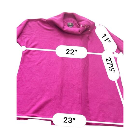 JM Collection Pink open Sweater size  L - Picture 7 of 7